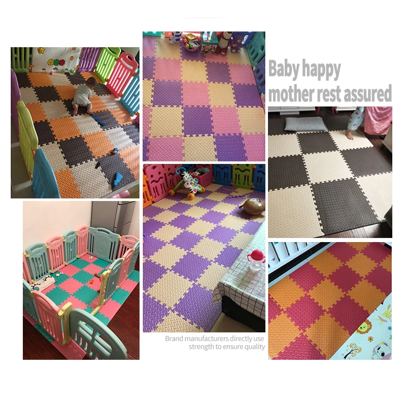 Babyinner детский игровой коврик 30*30*1 см EVA для спальни пазл блокирующий Детский