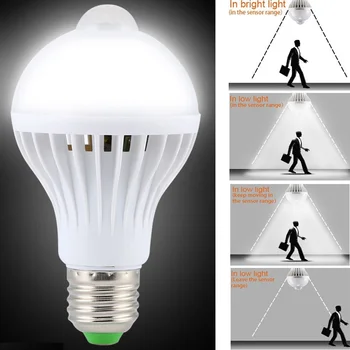 

E27 14LEDs Bulb Lamp Infrared Motion Sensor Light Control Hallway Stair