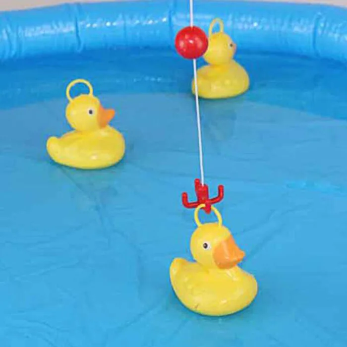 Утка рыбалка игра пруд бассейн с 5 утят набор ребенок образовательные дошкольные игрушки FJ88