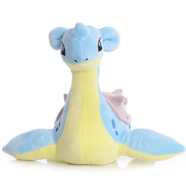 Pokémon Lapras Plush Toys for Children, pingente fofo, recheado