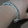 Nostalgia Teen Vikings Bracelet &Bangles Wolf Head Cuff Bangle Bracelets for Men/Women Talisman Jewelry Accessories Dropshipping ► Photo 2/6