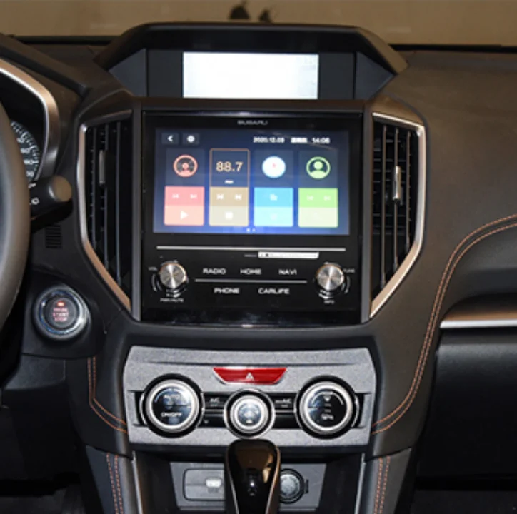 Вертикальный экран Android автомобильное радио GPS навигация для subaru wrx 2018 Tesla стиль