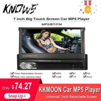 

Universal 7inch Retractable MP5 Player Car Stereo Radio Player Multimedia Entertainment with Bluetooth FM USB SD