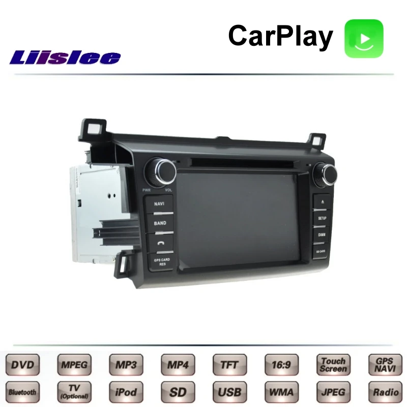Для TOYOTA RAV4 RAV 4 Vanguard XA40 2013 ~ 2017 Автомобильный мультимедийный ТВ DVD GPS Радио Carplay