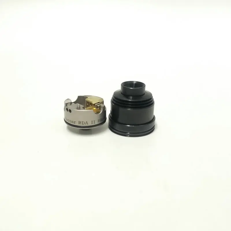 Новейший атомайзер Hussar V2 2,0 RDA 22 мм 316 SS с регулируемым нижним потоком воздуха верхняя система наполнения vape танк - Цвет: black