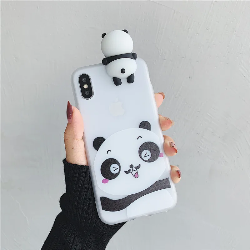 Милый 3D игрушка панда чехол для OPPO A3 A37 A5 A3S A57 A39 A59 A7 A5S A73 A77 A7X A83 F1S F5 F9 Pro Рено мягкие чехлы для телефонов