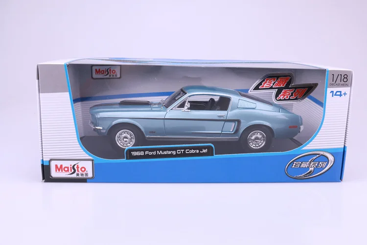 Maisto 1: 18 модель спортивного автомобиля из сплава 2010 Ford Mustang GT с открытым верхом/модель автомобиля Cobra коллекция подарок