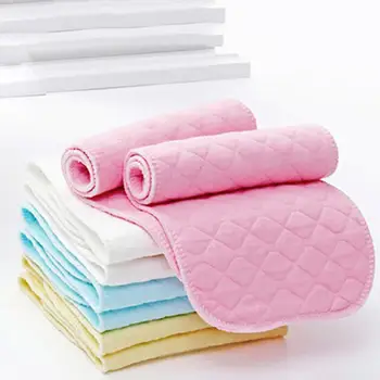 

10 pcs 3 Layers Microfiber Baby Nappies Reusable Baby Infant Newborn Cloth Diaper Nappy Liners Insert Fraldas for Baby Care