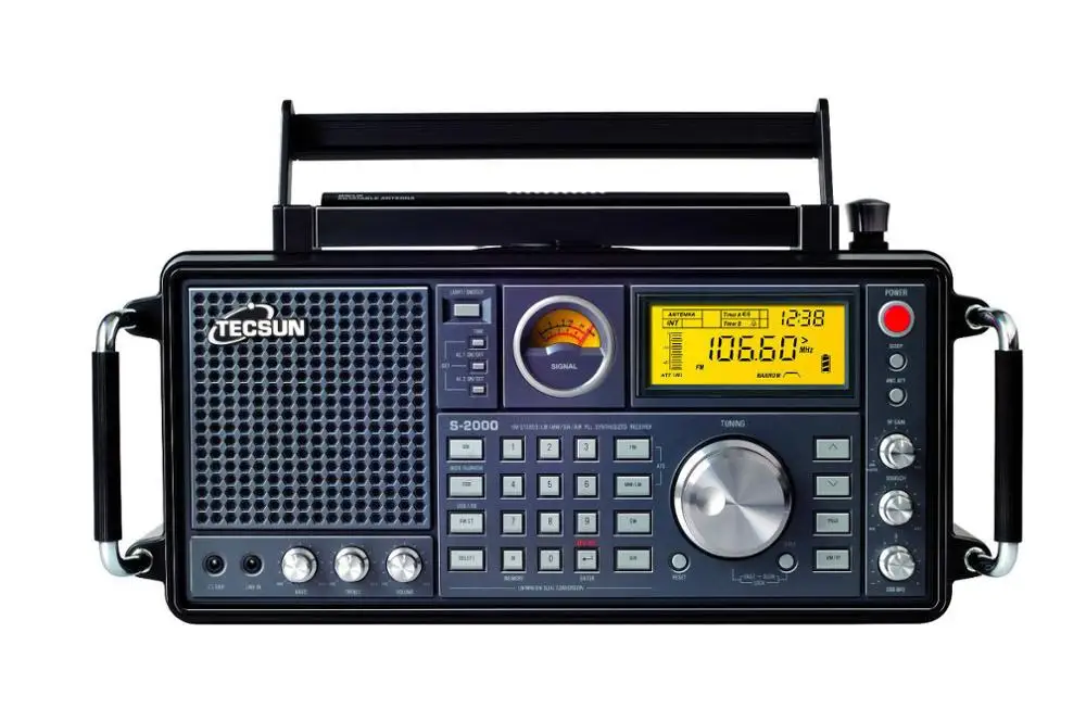 TECSUN S-2000 HAM Любительское радио SSB Двойное преобразование PLL FM/MW/SW/LW/ Air Band |