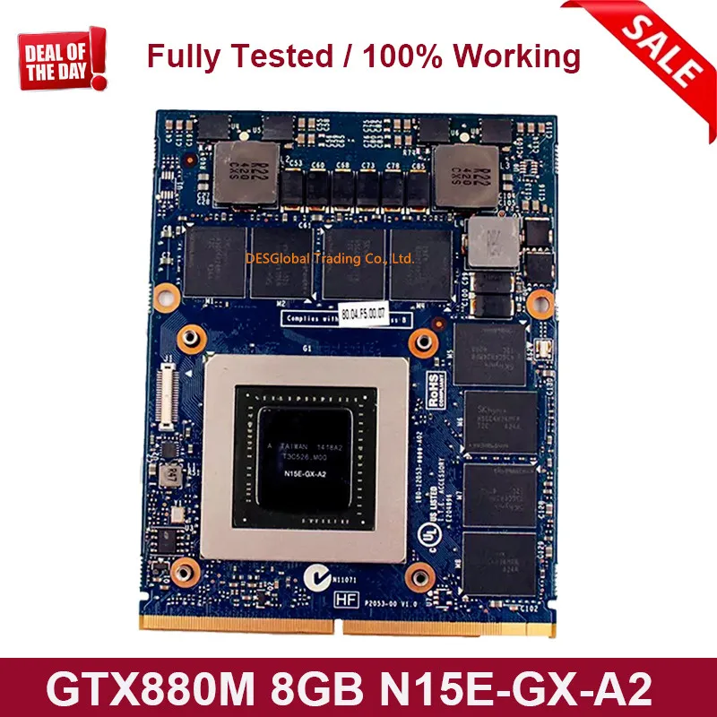 Original GTX880M GTX 880M 8GB GDDR5 Video VGA CARD Graphic Video CardFor DELL M17X R4 R5 M18X R2 R3