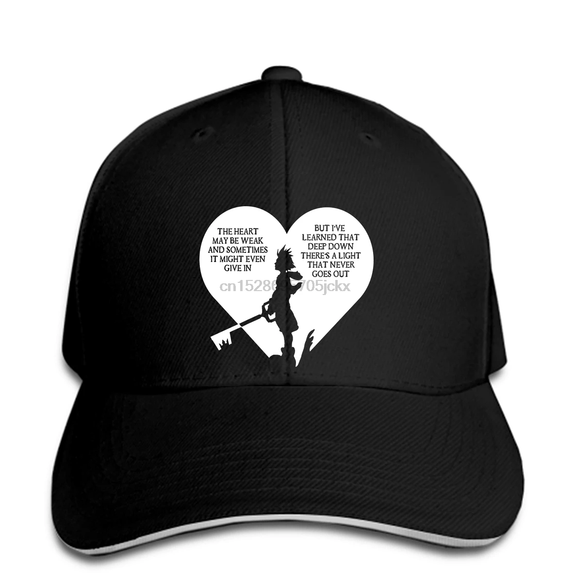 Kingdom hearts sora quote Бейсбольная Кепка Унисекс Новая повседневная мужская и бейсбольная кепка мужская бейсболка
