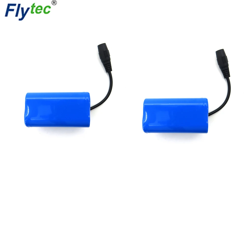 

1PCS/2PCS Flytec 2011-5 Generation Fishing 38.48Wh 5200mAh 7.4V 65*36*36mm Lipo Battery for Bait RC Boat Spare Parts Accessories