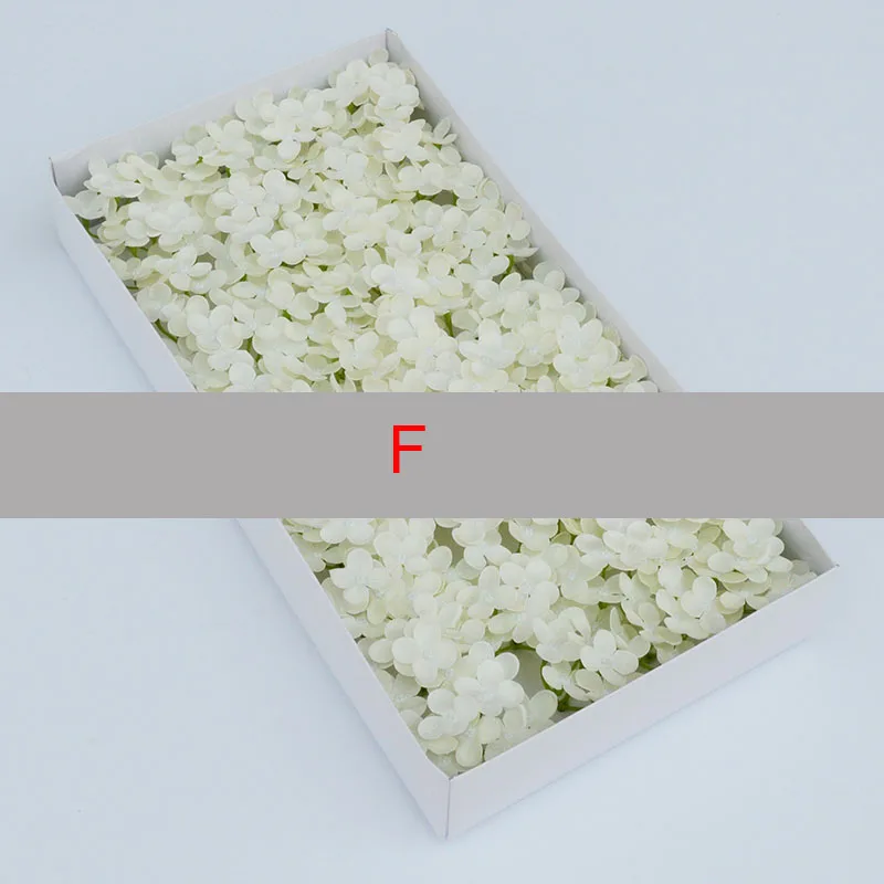 40PCS 1 BOX 40 шт./кор. мыло соцветия гортензии Искусственные Свадебные цветы Декор Поддельные цветы на День святого Валентина вечерние подарки держащие цветы - Цвет: 40PCS 1 BOX