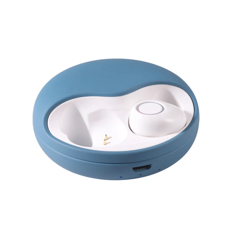 Blue K10 Mini TWS 5,0 Bluetooth наушники, беспроводные 3D стерео наушники, спортивные наушники, двойной микрофон с зарядным устройством - Цвет: Blue