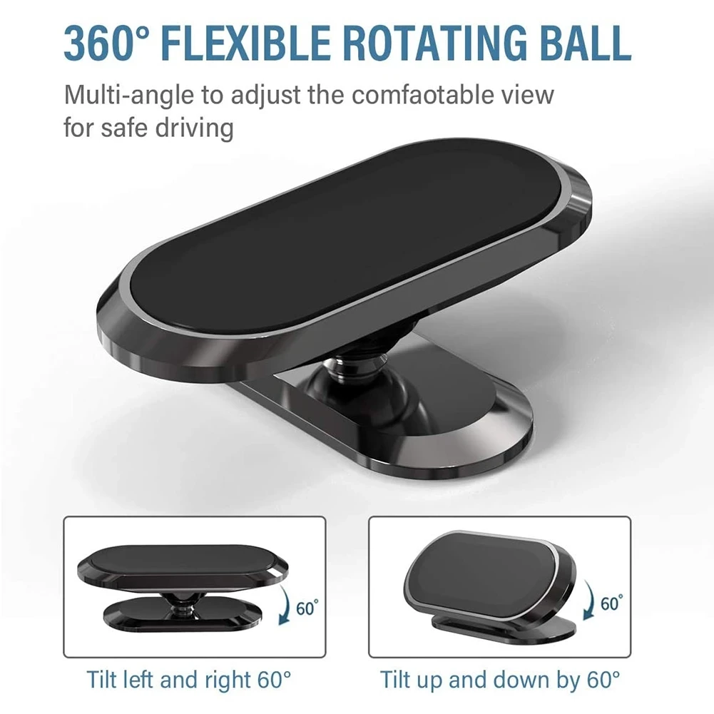 Zinc Alloy Magnetic Car Dashboard Phone Holder Stand