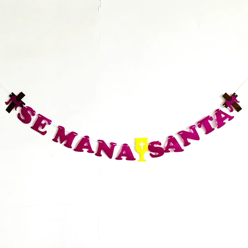 essence Roeispaan passen Spanje Semana Santa Goede Vrijdag Festival Banner Deco Glitter Spaanse  Feestdagen Decoratie Jezus Thuis Feestartikelen Kids Pasen|Vaandels,  wimpels en confetti| - AliExpress