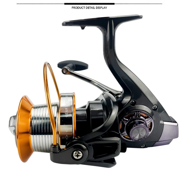 Carrete Para Pesca Marca Yumoshi AD3000 12+1 Balineras. Alta Velocidad. -  The River Shark