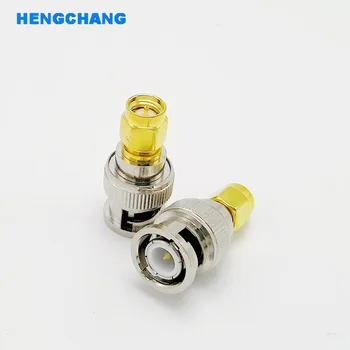 

BNC male to SMA male connector adapter BNC to SMA RF connector 10pcs