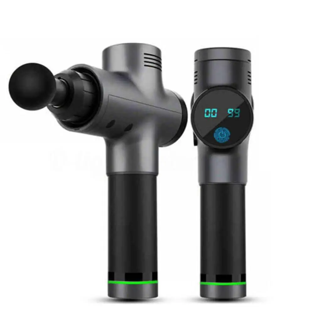 Pаспродажа Myofascial ФИЗИОТЕРАПЕВТИЧЕСКИЙ инструмент немой сенсорный экран фасции пистолет массажный пистолет электрическая упаковочная пленка ударный...