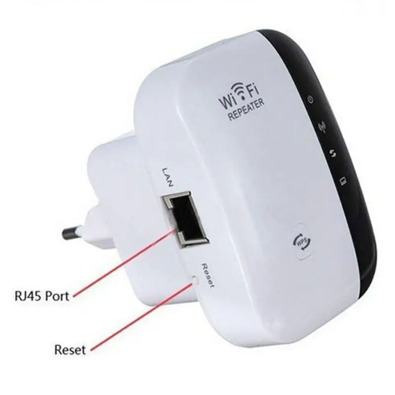 

Mini WiFi Repeater US UK EU Plug Range Extender Wireless 300Mbps Access Point 2.4GHz High Speed Network Extend Signal Area