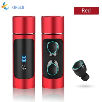 

K-01 Bluetooth 5.0 TWS Earphone 1000mah Power Bank Headset Wireless In-Ear HIFI Earbuds Sport Call Mic For iPhone Xiaomi