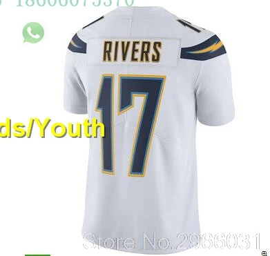 San Diego A+++ качественный Детский Молодежный Мелвин Гордон 28 Joey Bosa 99 Philip Rocks 17 Junior Seau 55 Keenan Allen 13 jersey - Цвет: for kids youth