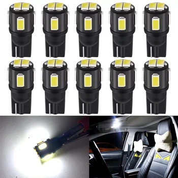 

10Pcs T10 W5W Led Canbus WY5W Bulbs Error Free 194 168 LED Super Bright Car Interior Light Clearance Side Marker Auto Lamp 12V
