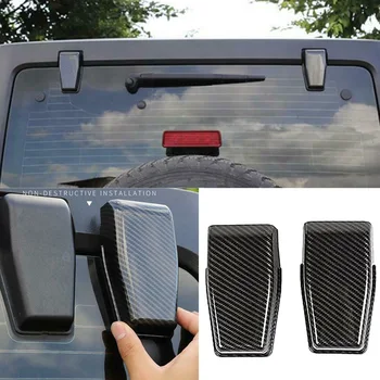

Auto Glass Hinge Cover Trim 2pcs set For Jeep Wrangler JK 2007-2017 Black Rear Door Car High quality