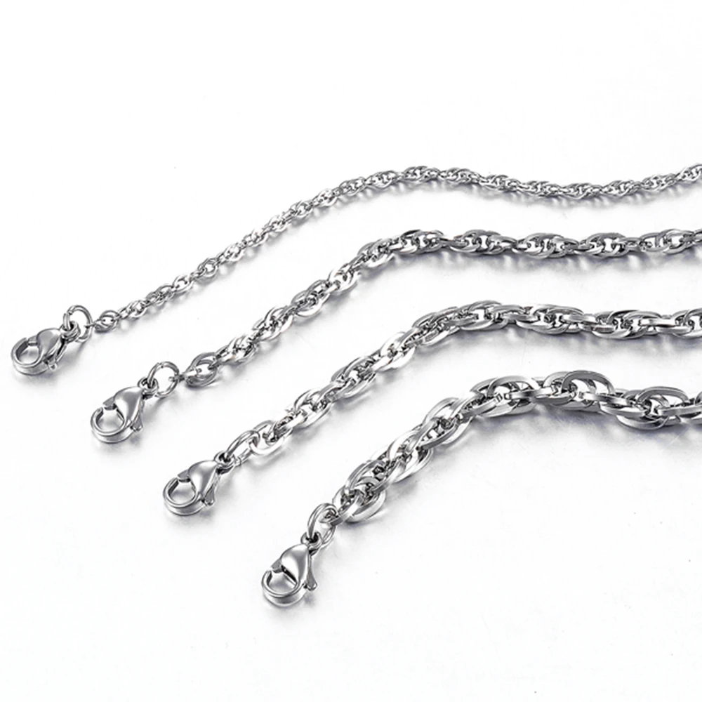 Fashion Stainless Steel Twisted Bracelet Men And Women Hip Hop Jewelry stainless steel bracelets stainless steel jewelry