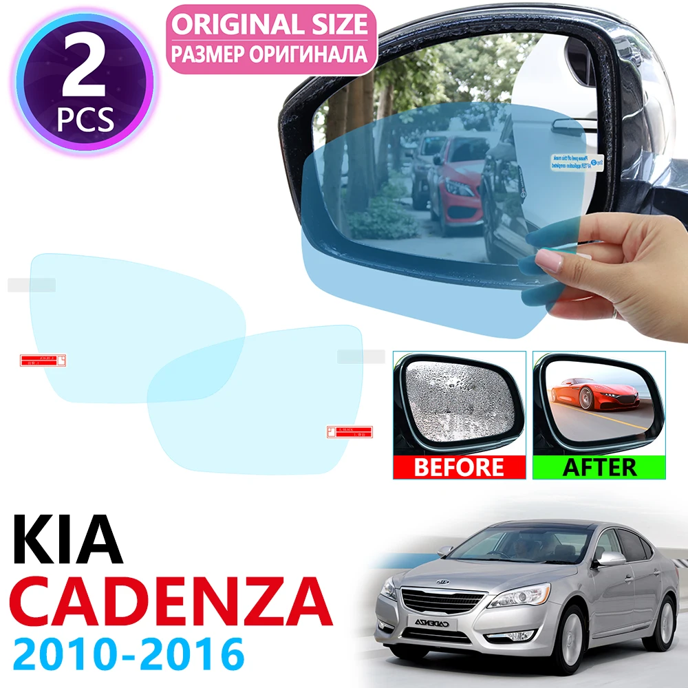 

for KIA Cadenza K7 2010~2016 Full Cover Rearview Mirror Anti-Fog Films Rainproof Anti Fog Film Clean Car Accessories 2011 2015