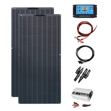 Solar panel Kit 240 w flexible module 2 PCs 120 w 18 v solar panels for RV caravan boat car battery 12 v power
