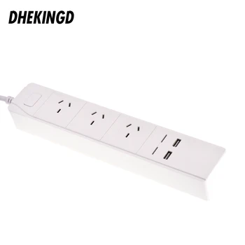 

Smart Power Strip with AU 3 Socket 2 USB Charging Station Work with 250V 10A 2500W 5V 3.1A 1.8M Power cord