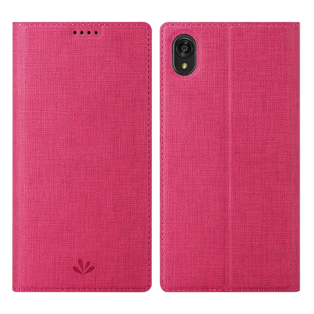 Для Motorola Moto E6 Чехол Кожаный Фолиант раскрывающийся чехол с подставкой и кредитными слотами для Moto E6