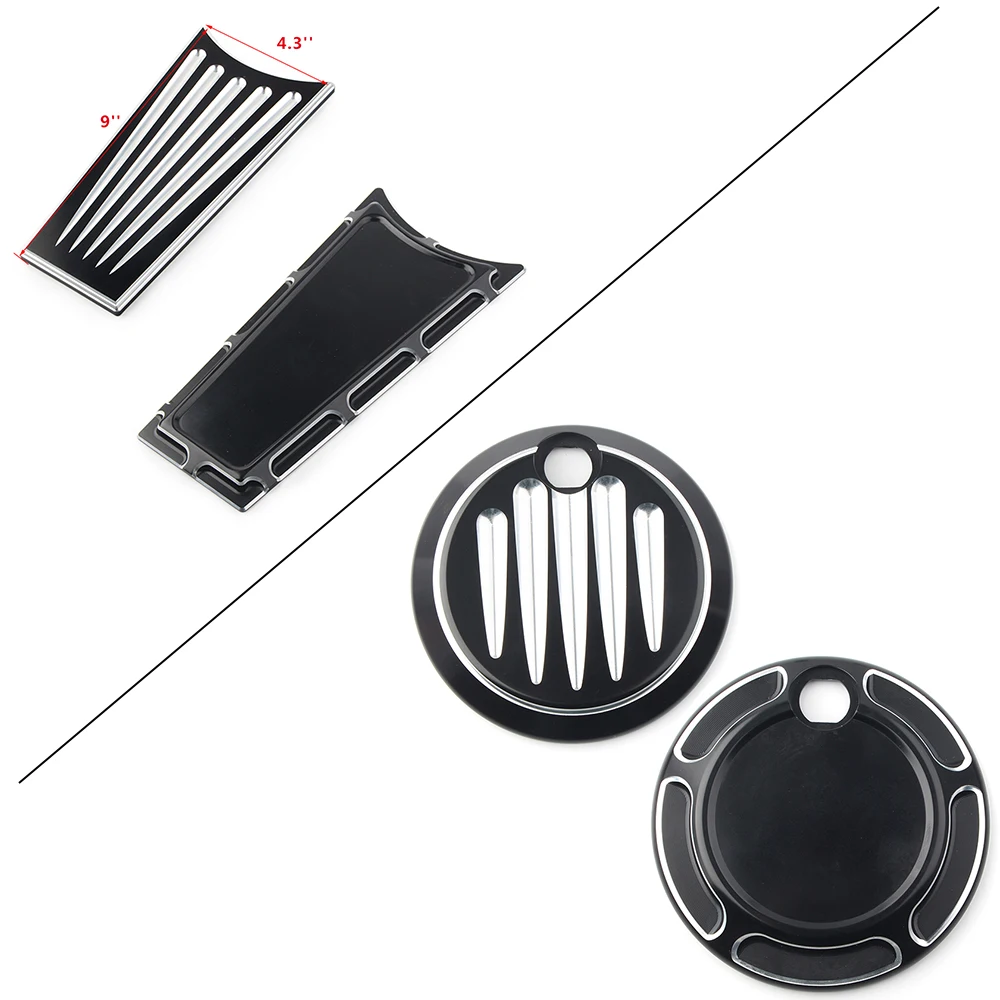 For Harley davidson fat boy Touring Electra Street Road accessories Edge Cut /Stripe Fuel Tank Cover Dash Insert Cover 1992-2007