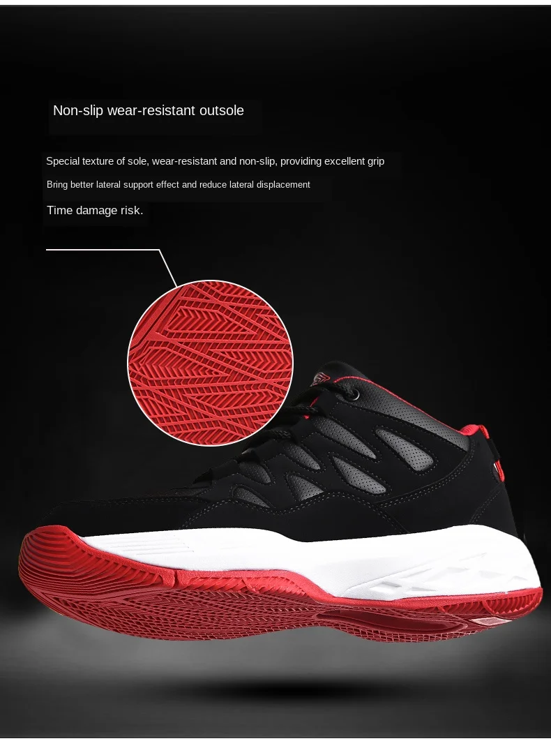 Новейшая Высокая Баскетбольная обувь Молодежная трендовая Баскетбольная обувь кроссовки Нескользящие дышащие уличные спортивные туфли Jordan ретро