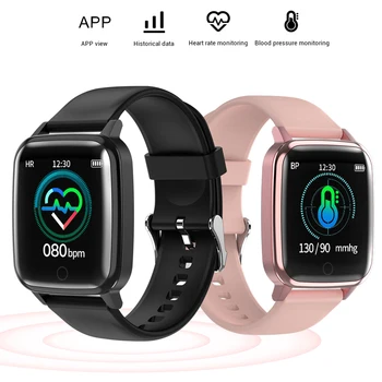 

R1 Smart Watch Bluetooth Sports Wristband Heart Rate Blood Pressure Oxygen Sleep Monitor Reminder Wearable Devices Bracelet Band
