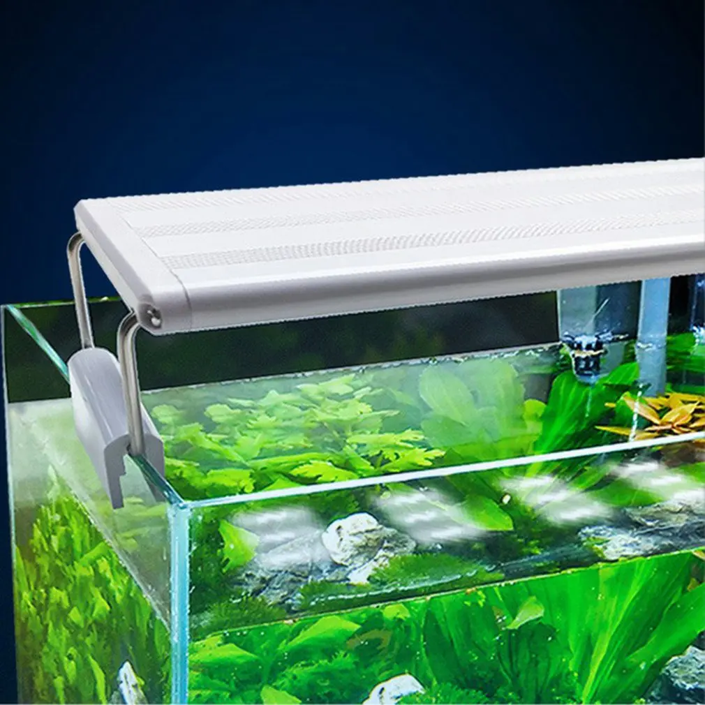 Светильник для аквариума, светодиодный стеклянный цилиндр для аквариума, аквариумный светодиодный кронштейн для морской воды