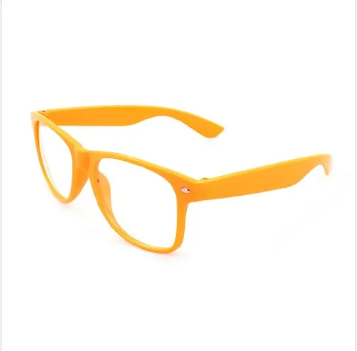 TV Blippi Glasses Candy Costume Plastic Blippi Cap Orange Glasses Cosplay Prop Glass For Kids Adult - Цвет: Белый