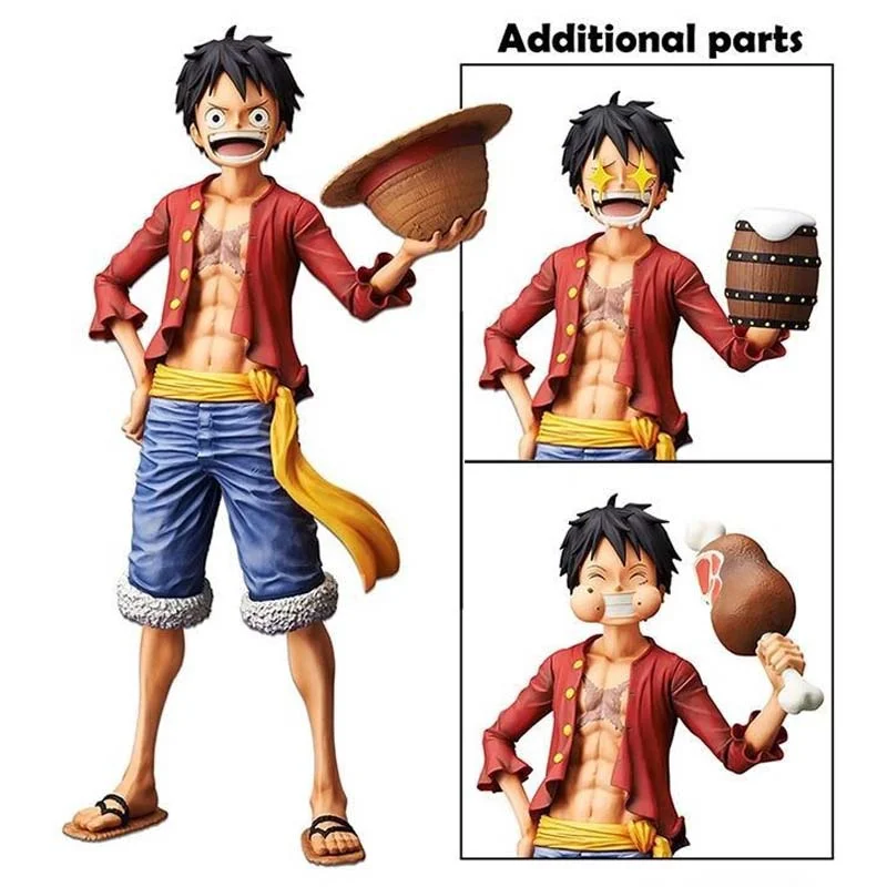 Фигурки из аниме One Piece 2nd Generation три формы Звездные глаза ест мясо Обезьяна D Луффи