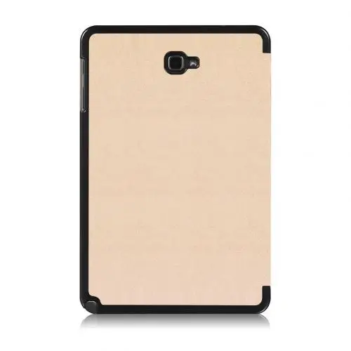 Чехол для планшета для samsung Galaxy Tab A 10,", кожа, смарт-чехол для сна, чехол с тройной подставкой, Твердый Чехол для SM-T510/T515 - Цвет: Rose Gold