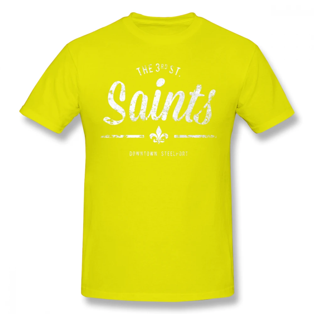 Футболка one yona Saints Row, футболка Third Street Saints, уличная футболка XXX, забавная Мужская футболка с коротким рукавом, хлопок, футболка с принтом - Цвет: Yellow