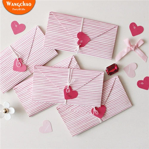 2pcs Bag Love Heart Mini Gift Card Valentine S Day Present Greeting Card Diy Cards Happy Birthday Card Wedding Invitation Card Cards Invitations Aliexpress