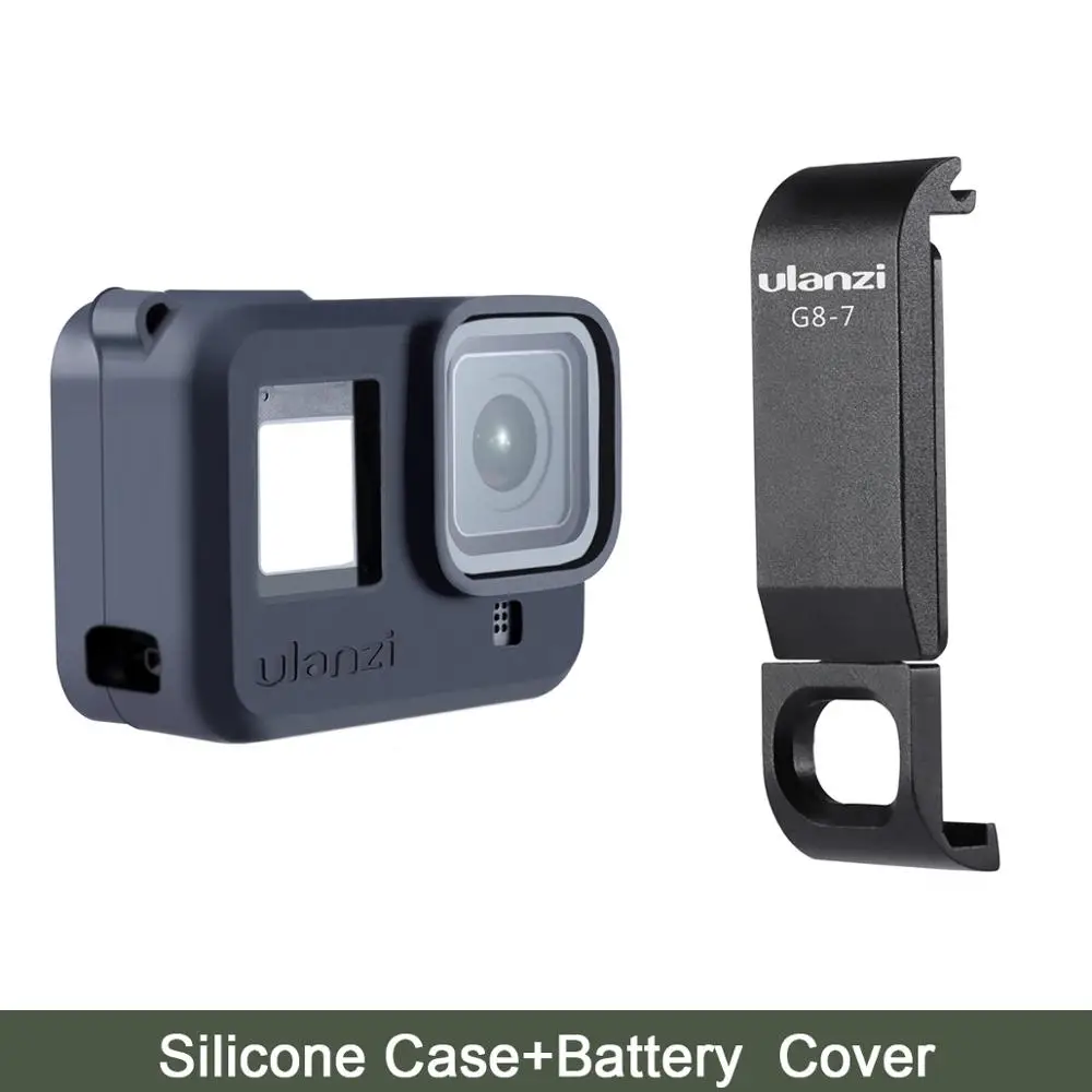 Ulanzi G8-7 Gopro Hero Black 8 крышка батареи Съемная type-C крышка для зарядки порт для Gopro 8 - Colour: Case with Cover