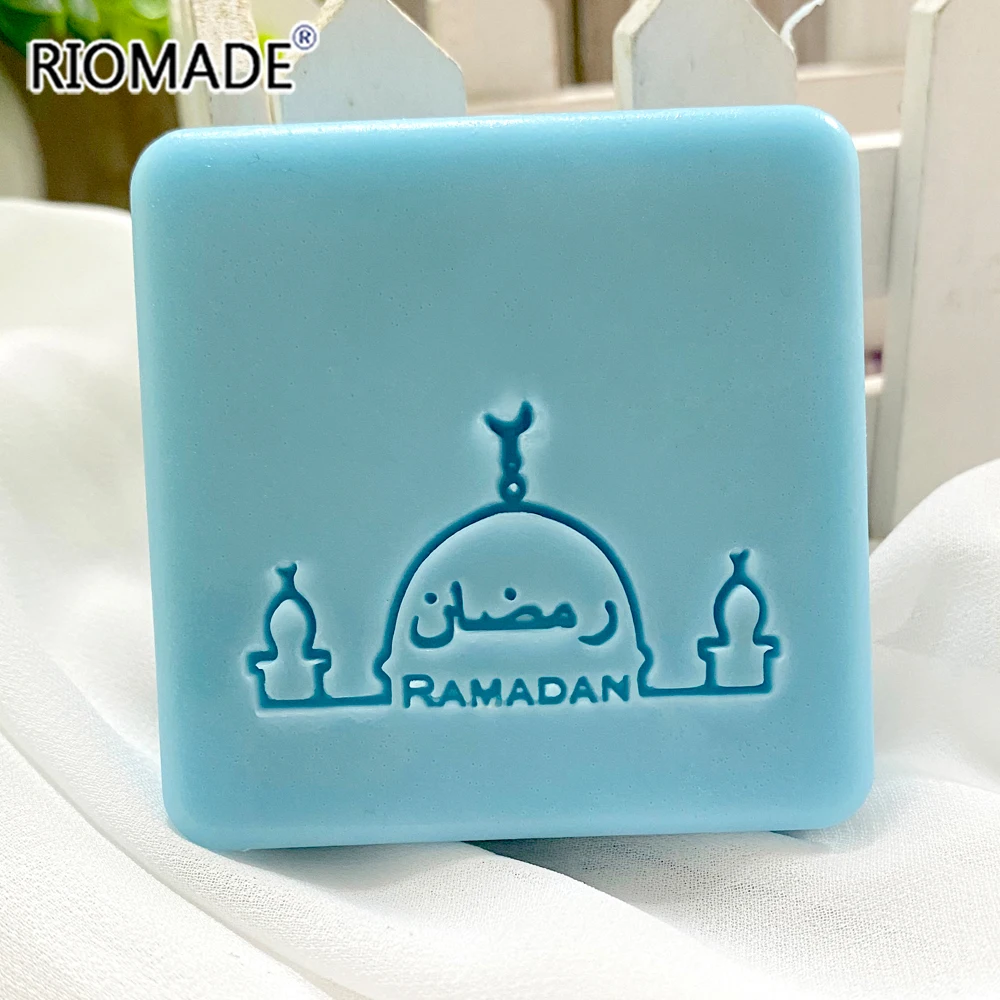 Ramadan Serie Seife Stempel Mond Sterne Arabisch Skript Stile Handmade Dichtung Transparent Acryl DIY Handwerk Für Seife Machen Werkzeuge – Detail 3