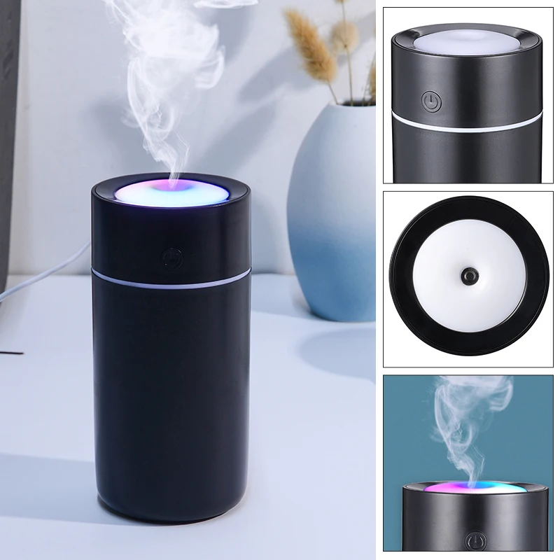 

350ML Car USB Sprayer Humidifier Appliance Portable Air Humidifier Aromatherapy Essential Oil Diffuser Silent 1pc