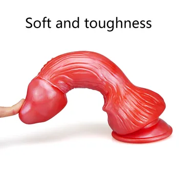 Silicone Dildo Realistic Huge Penis Sex Toy for Women Thick Glans Stiff Cock Female Dildos Animal Dragon Dick Toys for Adults 18 3