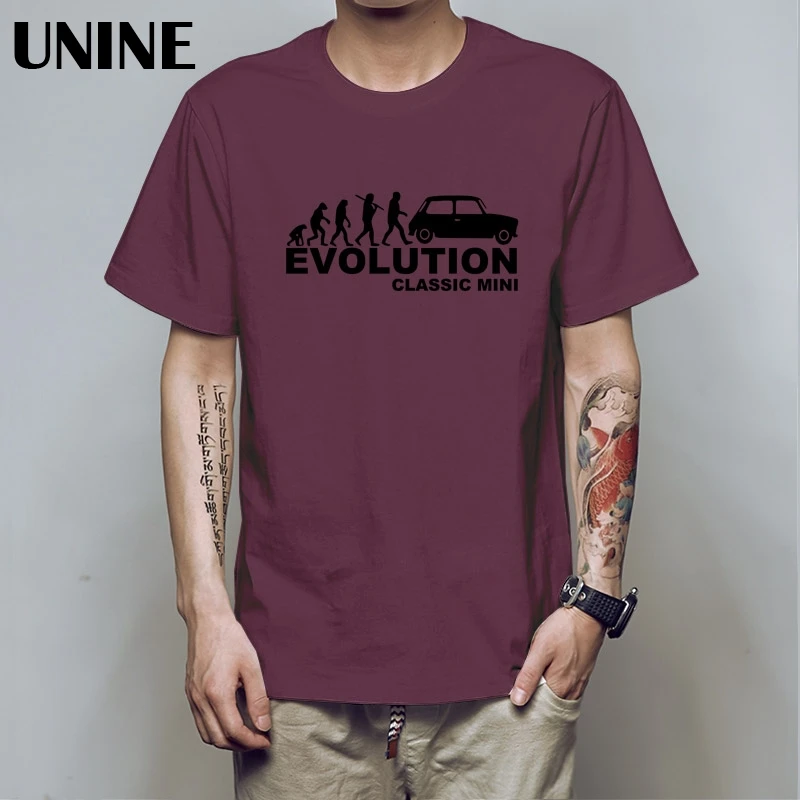 Остин Mini Cooper Evolution Футболка Мужская S Классическая гоночная ралли Evo Evolution 3D печатная футболка из хлопка