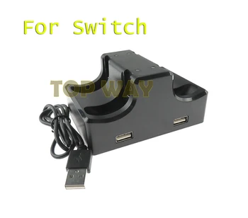 

Charging Dock Station Charger Cradle For Nintendo Switch 4 Joy Con Controllers 4 In 1 Charging Stand For Nintend Switch NS