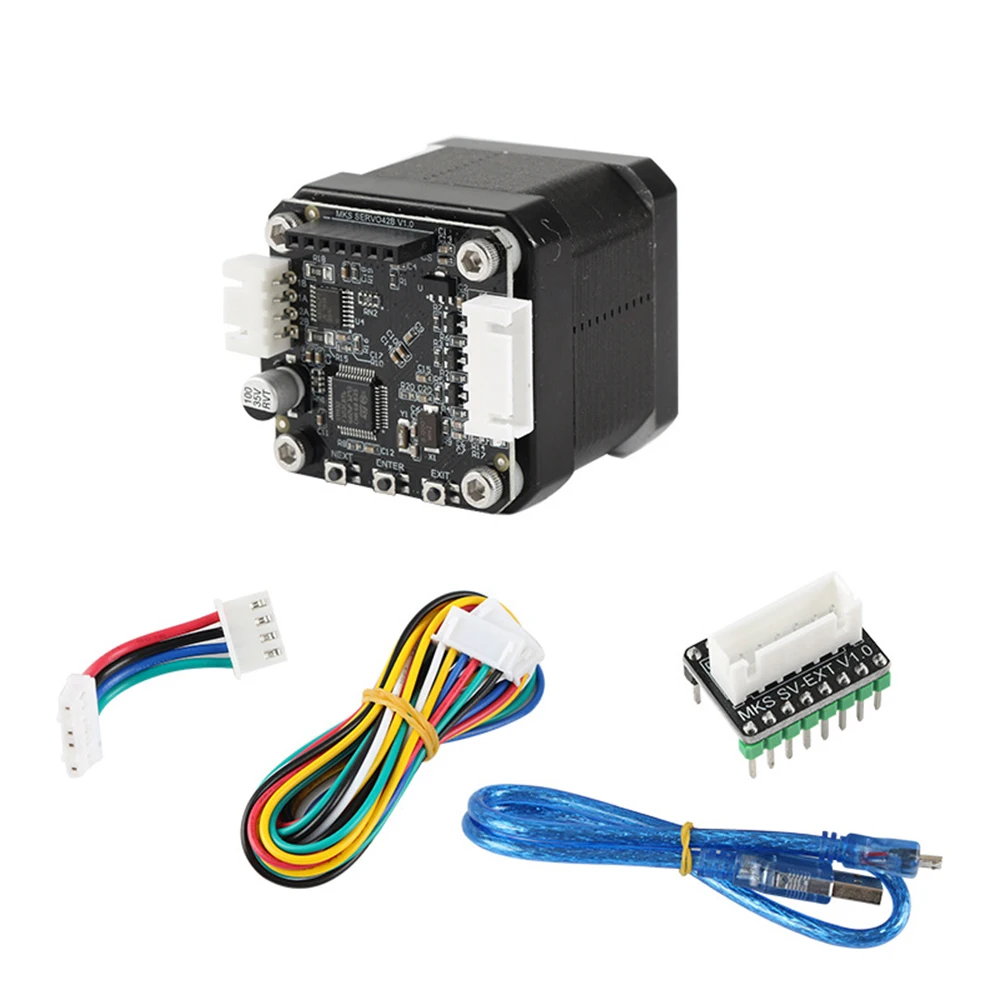 STM32 чип 42 замкнутая петля шагового двигателя набор MKS SERVO42B+ плата адаптера модульная Схема платы для 3D-принтера запчасти
