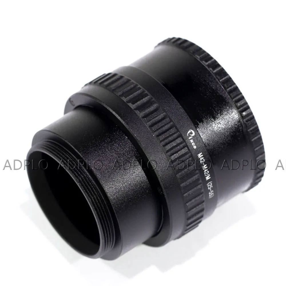 ADPLO 25-55 мм+ адаптер объектива M42/C крепление Lens-M4/3 для M42 объектив Регулируемая фокусировка Helicoid макроадаптер